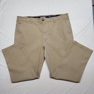 Sonoma Flexwear Chino Pants Mens 42 x 30 Comfort Waist Stretch Beige